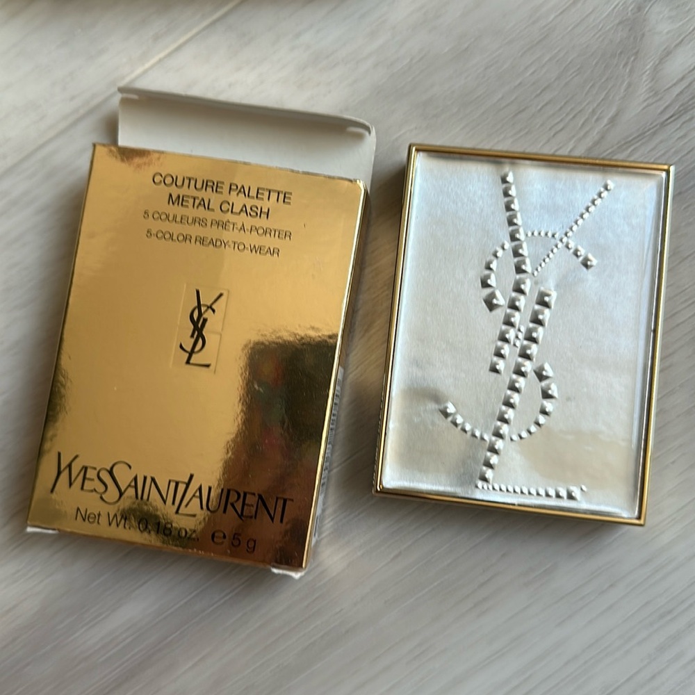 YSL couture plate metal clash eye shadow plate limited